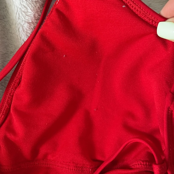 COPY - Kenneth Cole Red Weave Your Own Way Plunge Swim - Picture 4 of 8